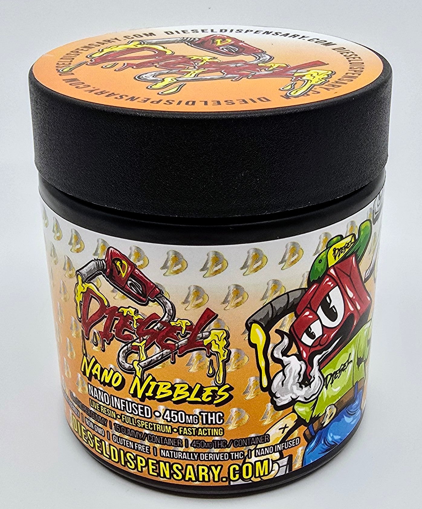 Nano Nibbles | Edibles | Live Resin x Nano Infused | 15 Gummy Jar