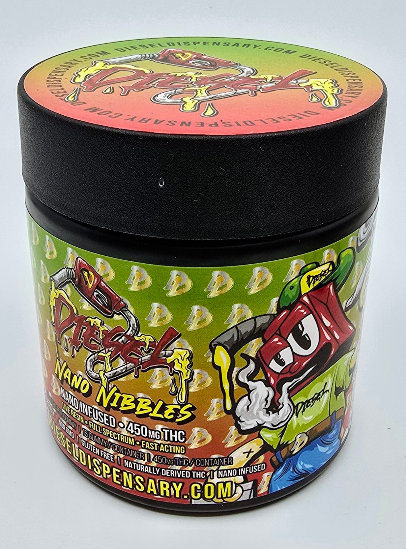 Nano Nibbles | Edibles | Live Resin x Nano Infused | 15 Gummy Jar