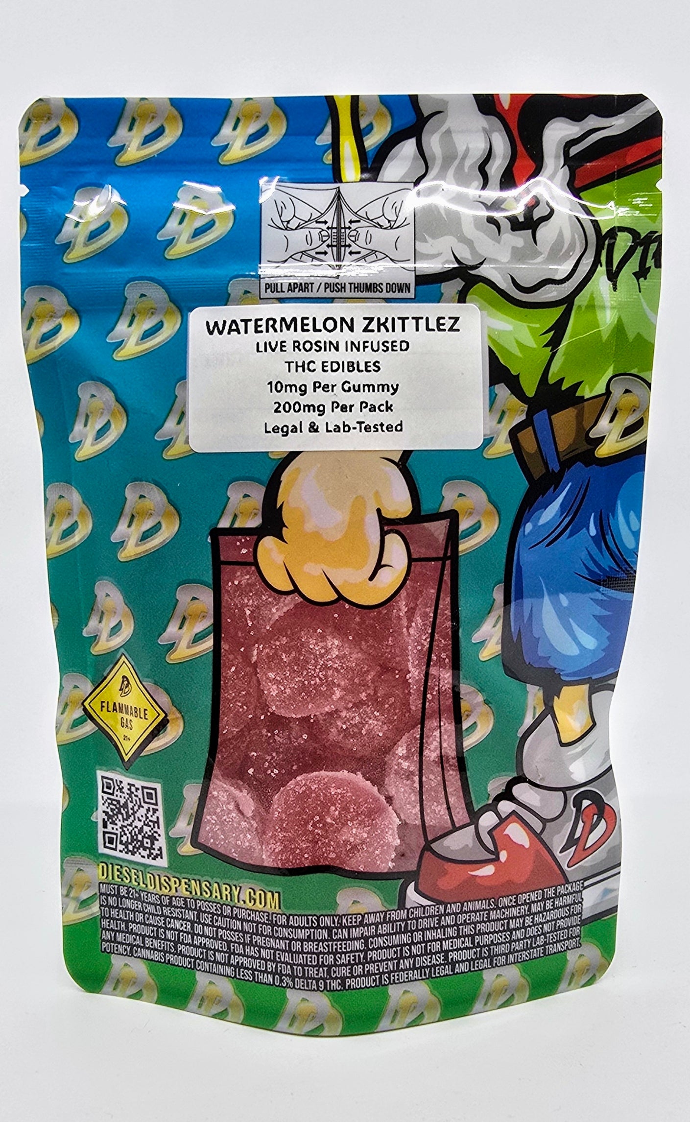 Live Rosin Edibles | Nano Infused | 10mg per Gummy