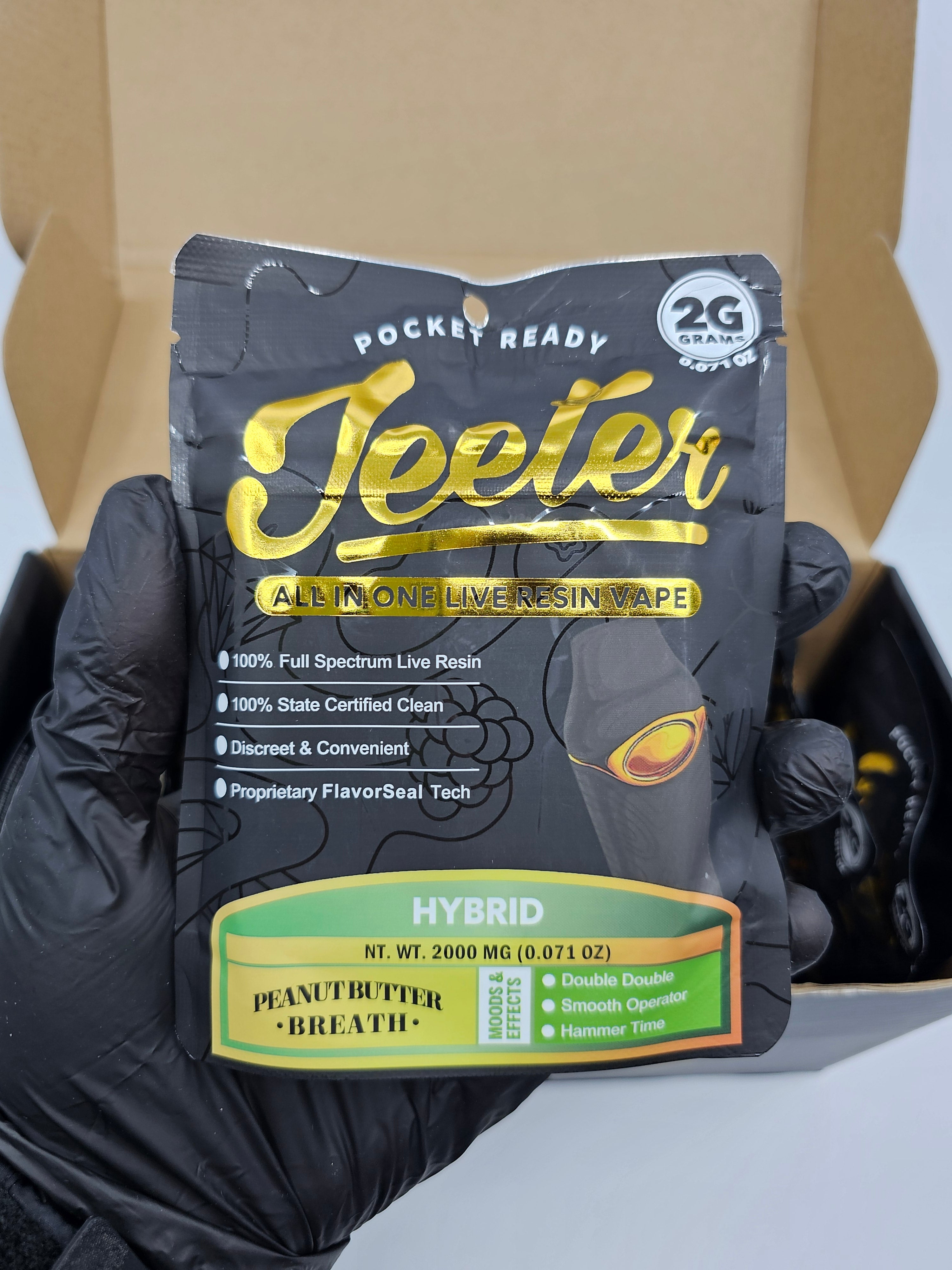 Jeeter | Live Resin x Diamonds | 2g Disposable | Vape Cart