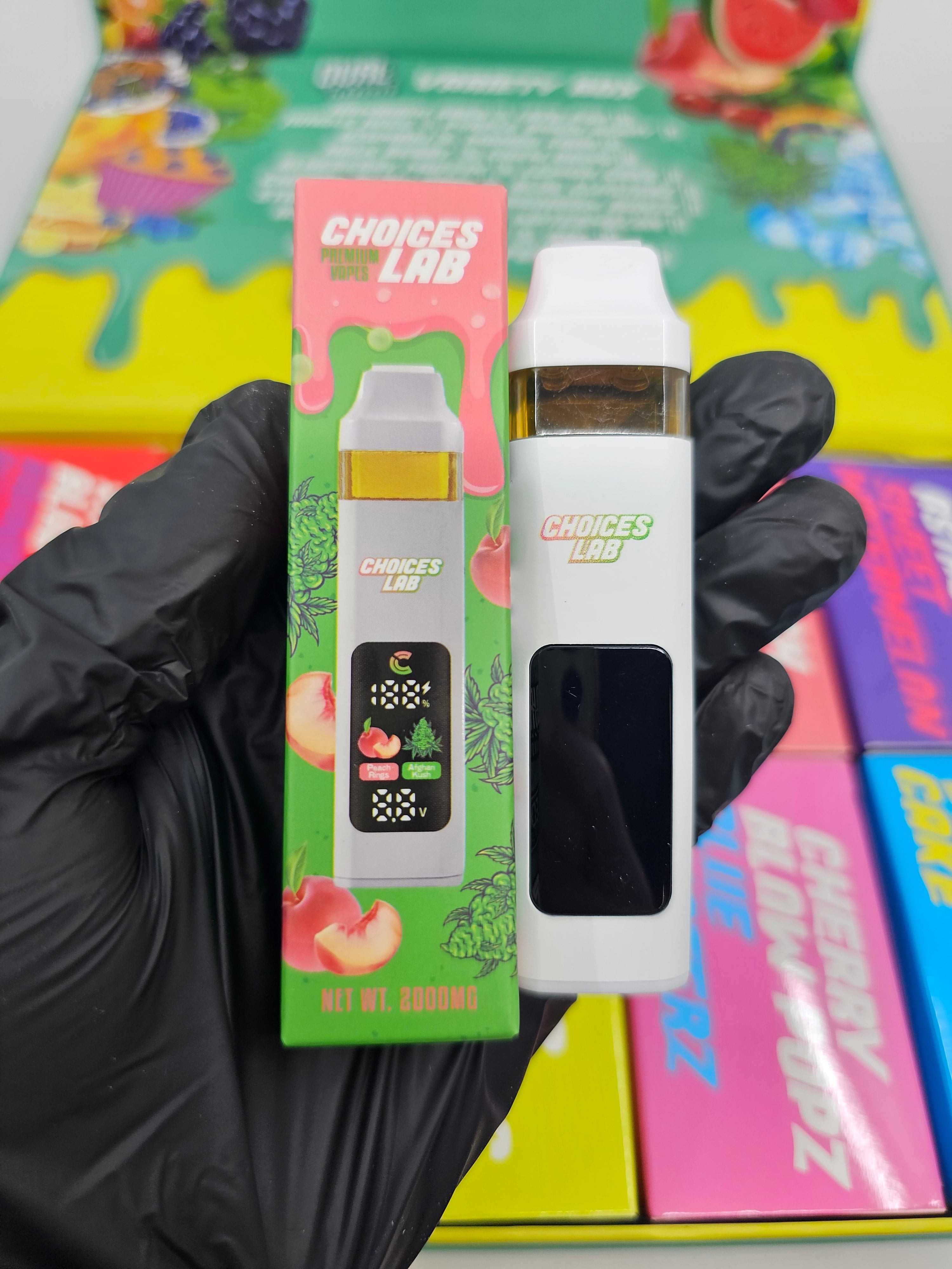 Choice Labs | Dual Strain | Live Resin | 2g Disposable | Vape Cart