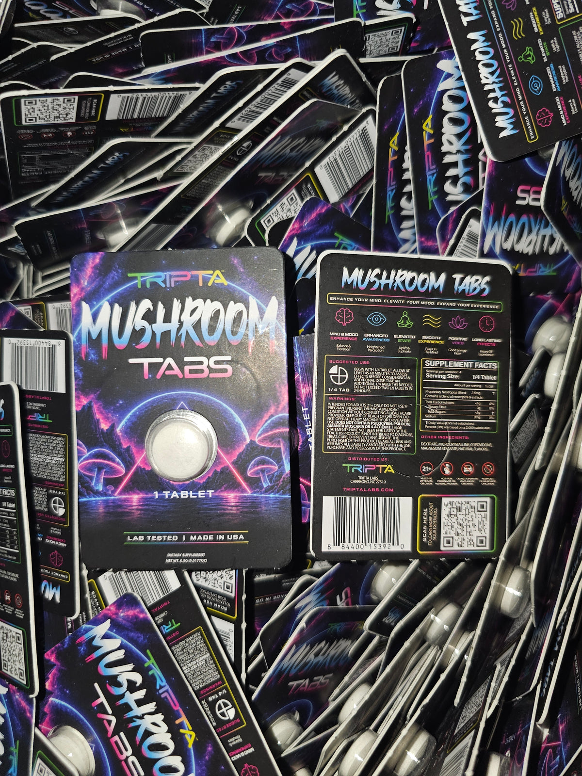 Mushroom Tabs | Tripta | Shrooms Experience