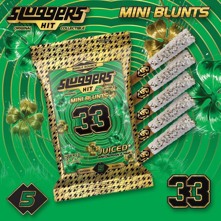 33 | SLUGGERS | Infused Mini Blunts | Preroll Packs