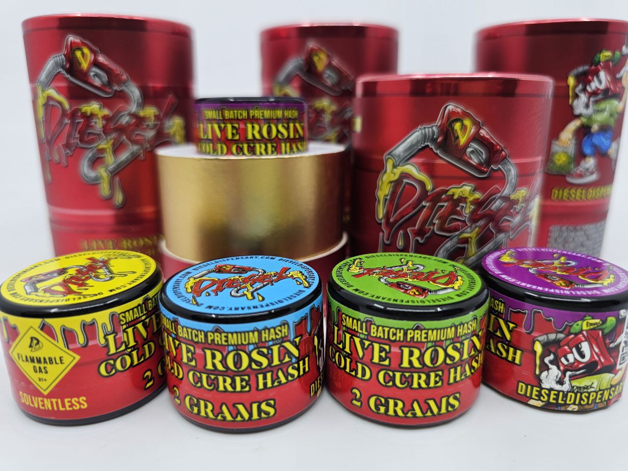 73u - 120u | Live Rosin Hash | Cold Cure | 2g Jars | Limited Edition