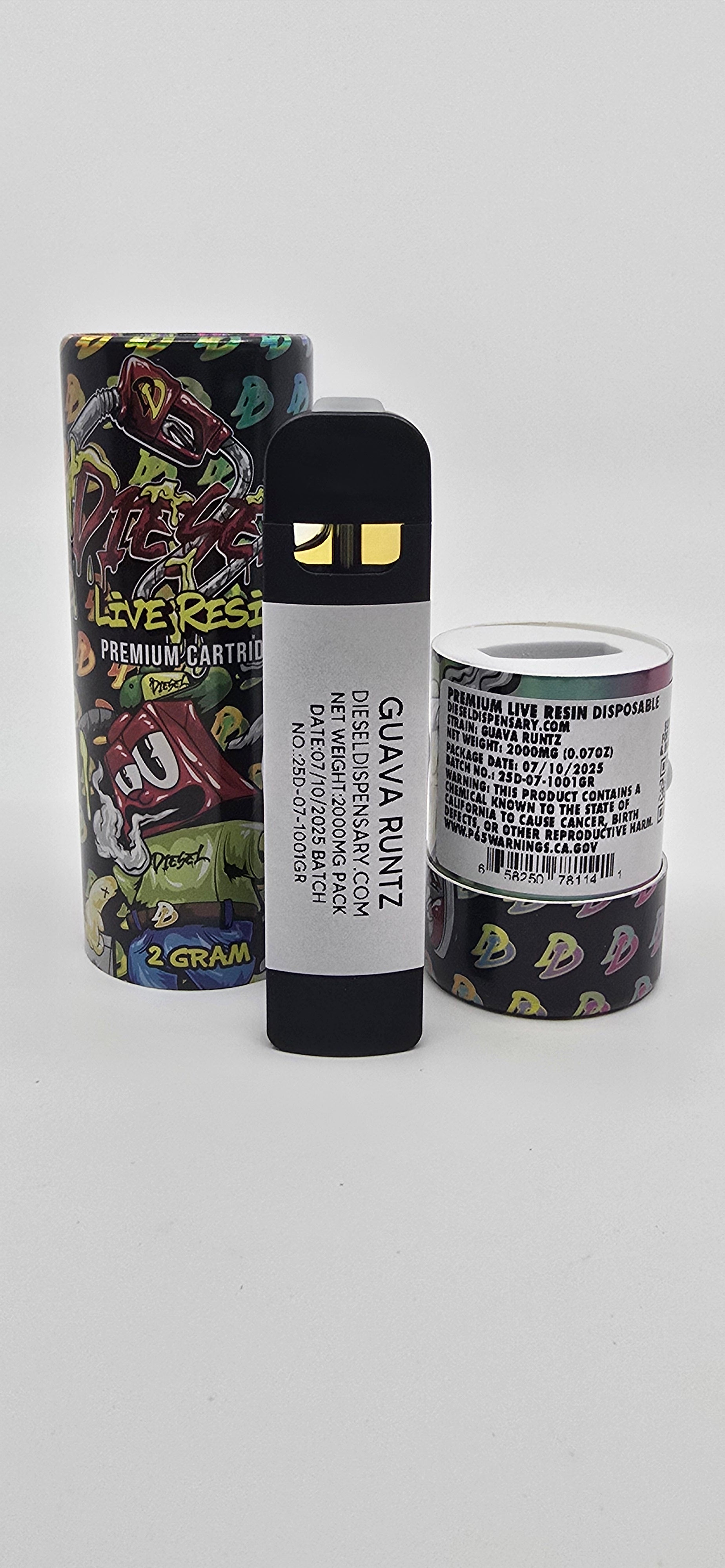Diesel's Remedy | 2g Live Resin Disposable | Vape Carts