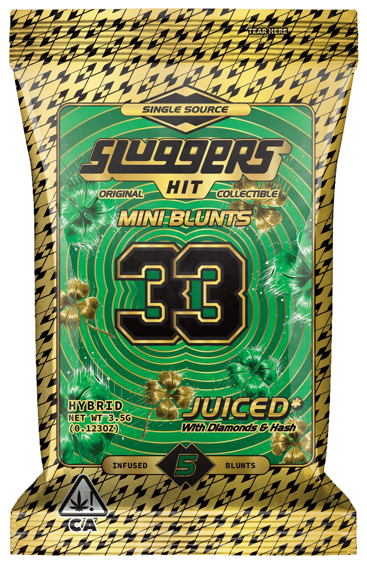 33 | SLUGGERS | Infused Mini Blunts | Preroll Packs