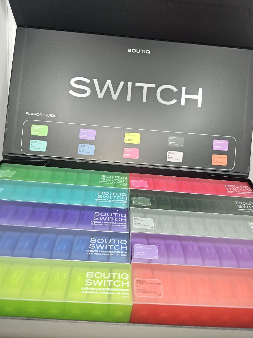 Boutiq Switch | 2 Grams - Live Resin Disposable | Vape Carts