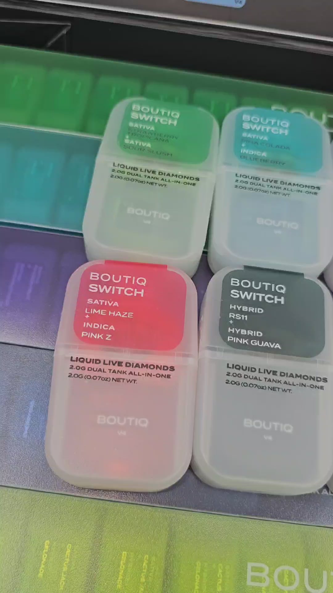 Boutiq Switch | 2 Grams - Live Resin Disposable | Vape Carts
