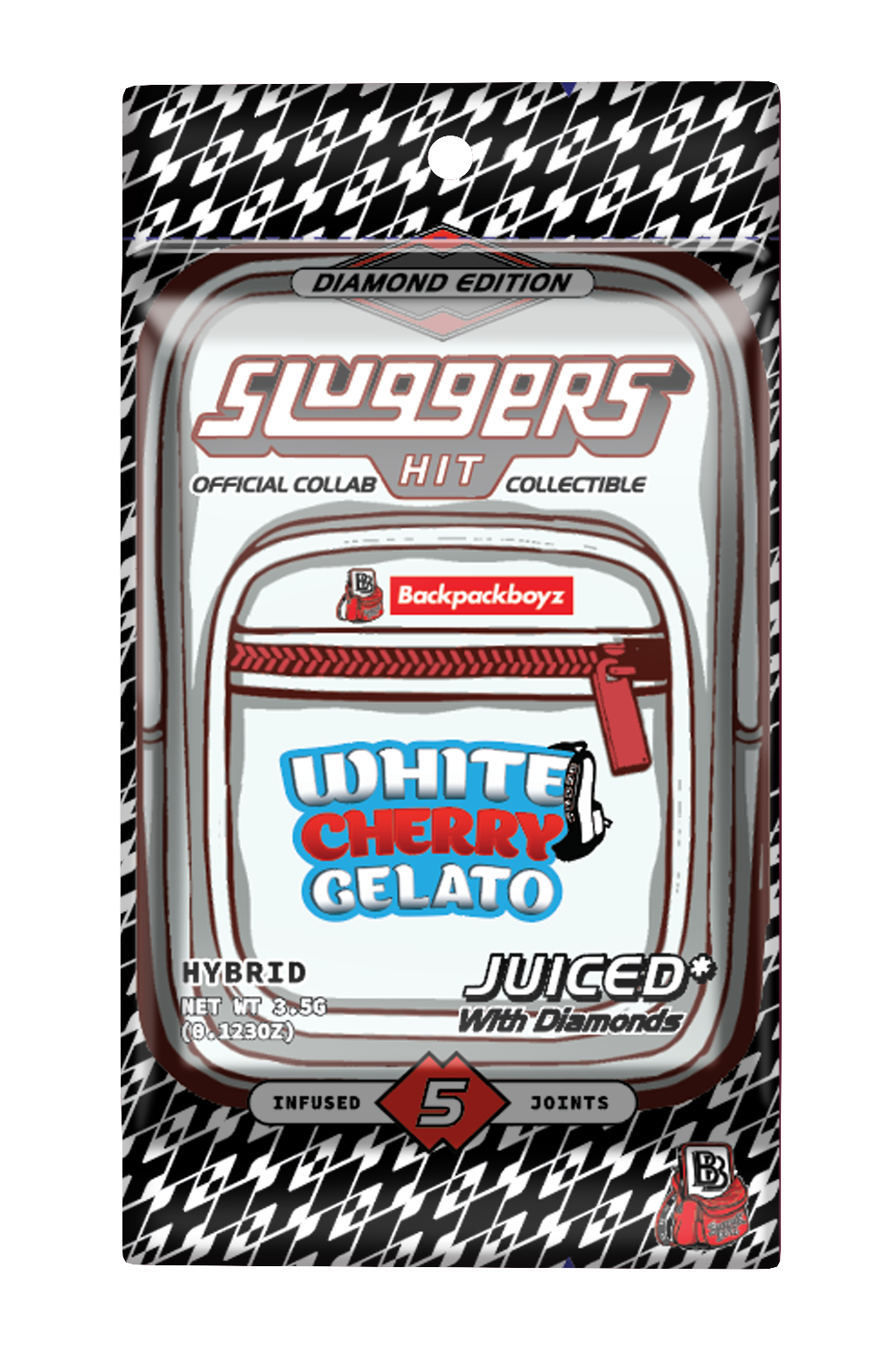 White Cherry Gelato | SLUGGERS | Infused PreRoll Pack image 0