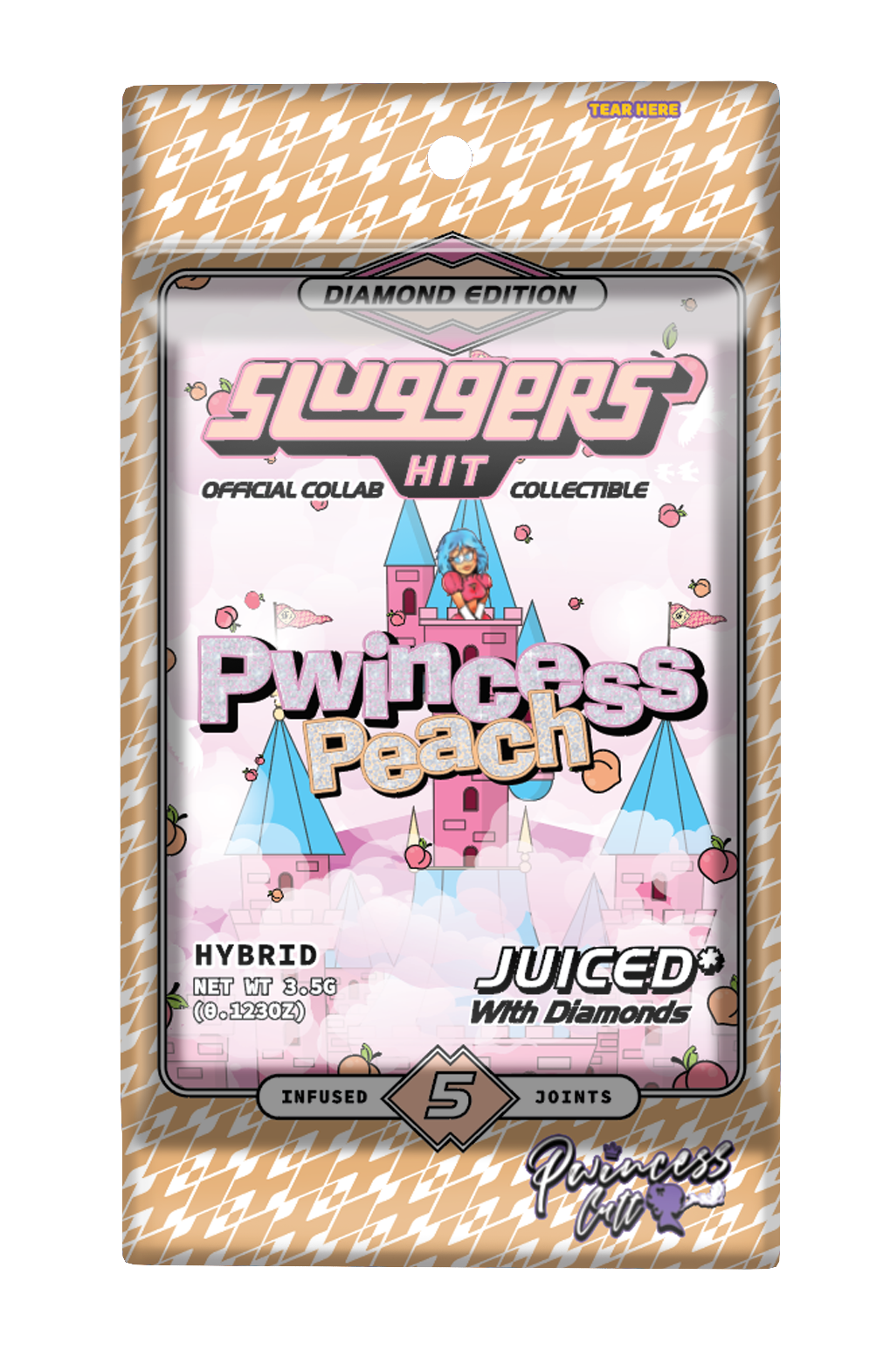 Pwincess Peach | SLUGGERS | Infused PreRoll Pack image 0