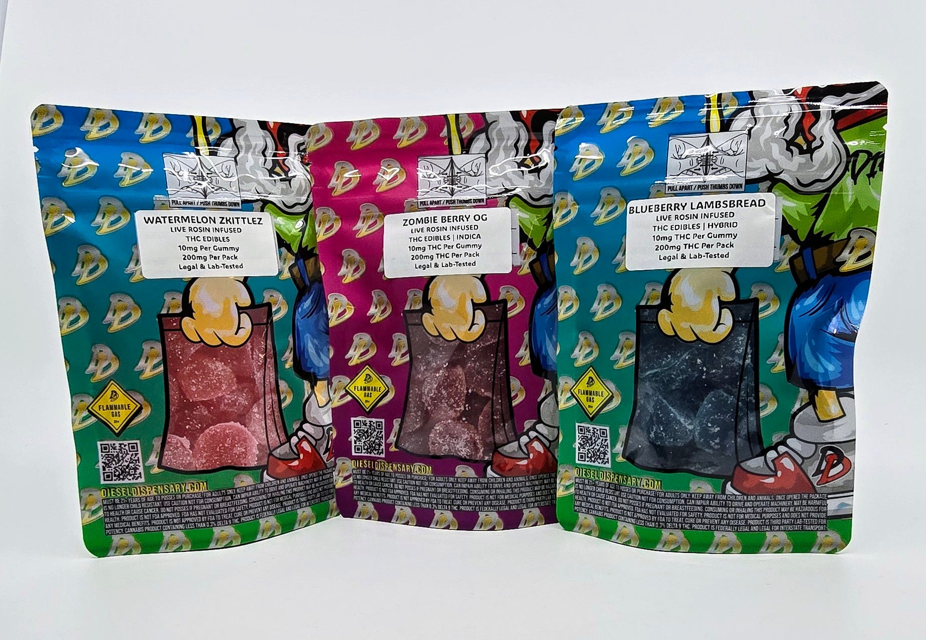 Live Rosin Edibles | Nano Infused | 10mg per Gummy