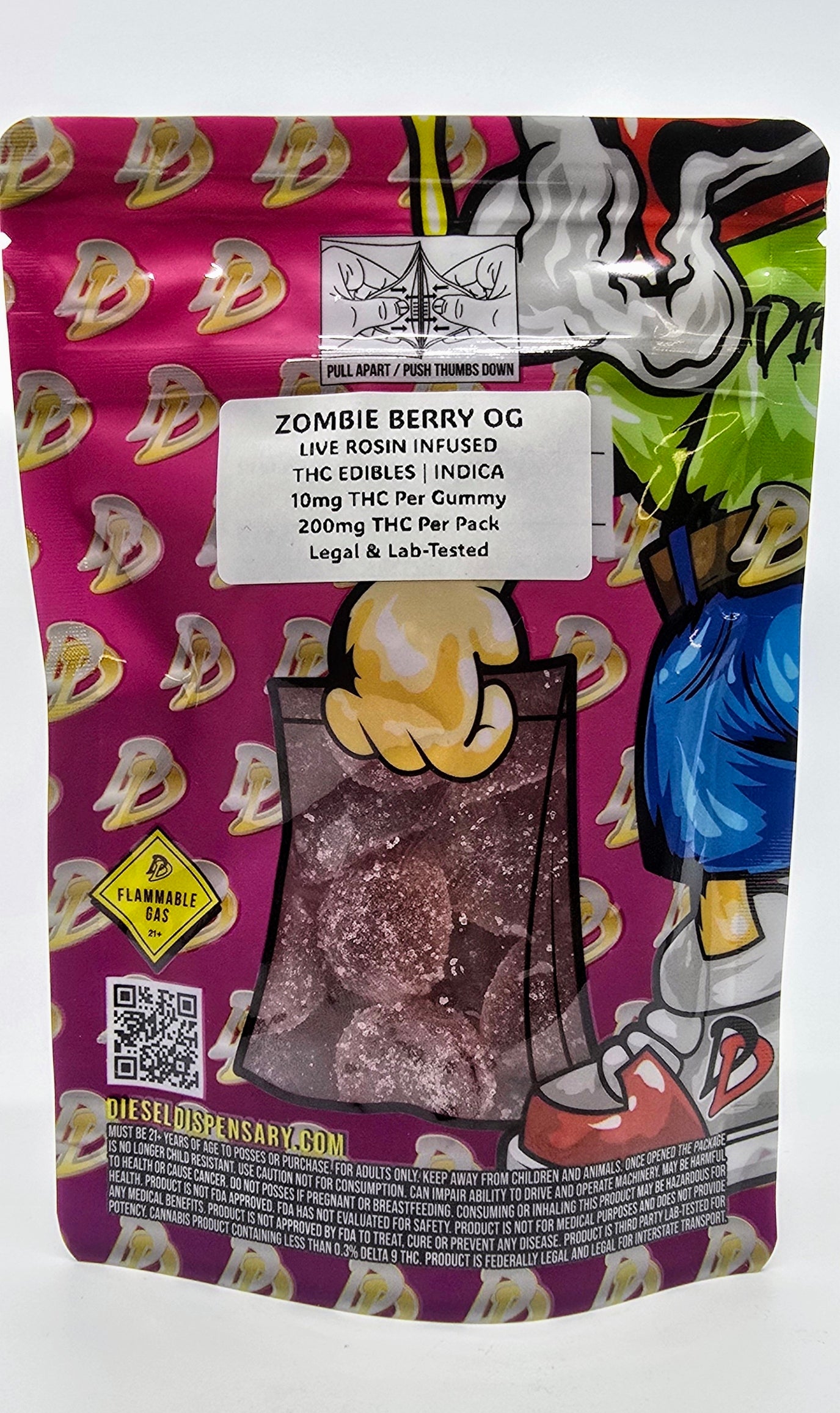 Live Rosin Edibles | Nano Infused | 10mg per Gummy