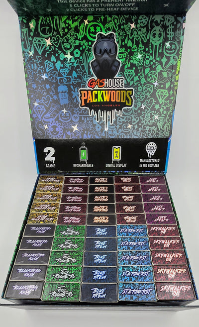 GasHouse x PackWoods | 2 Grams | Live Resin Disposable | Vape Carts
