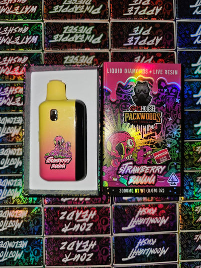 GasHouse x PackWoods | 2 Grams - Live Resin Disposable | Vape Carts image 0