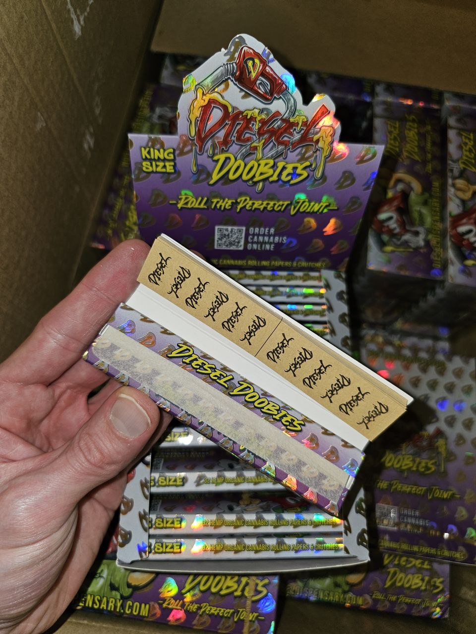 Diesel Doobies | Rolling Papers w/ Fliters | King Size image 2