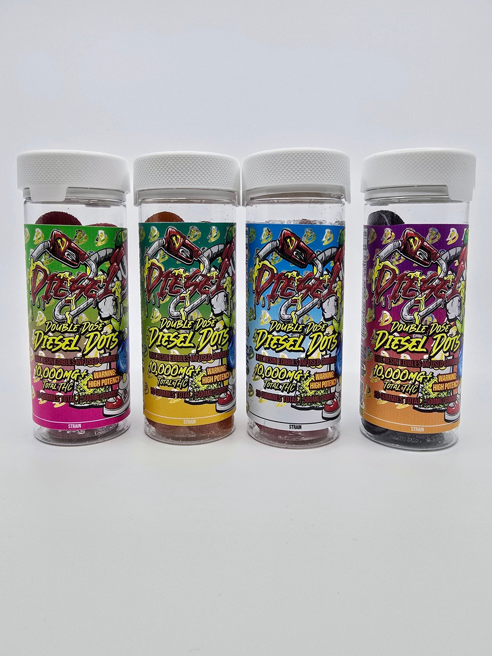 Double Dose Diesel Dots | 10,000+mg | Edibles image 0
