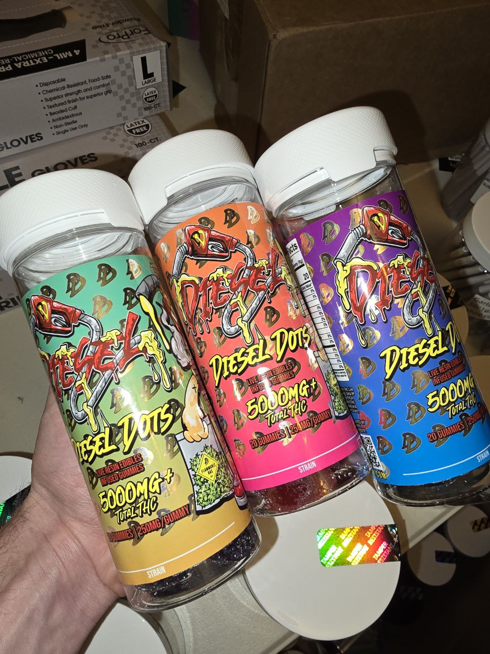 Diesel Dots | 5000mg+ | Edibles image 0