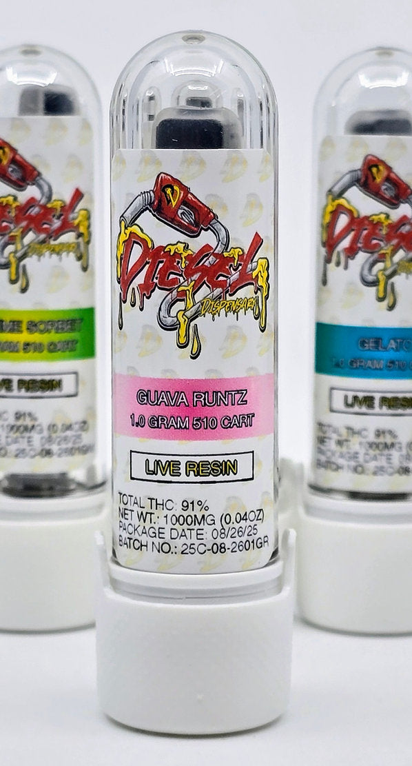 Diesel Refuel | Live Resin | 1 Gram | 510 Thread | Vape Carts