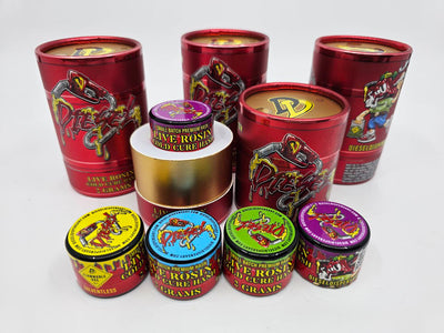 Live Rosin Hash | Cold Cure | Full Spectrum | Mixed Micron | 2g Jars