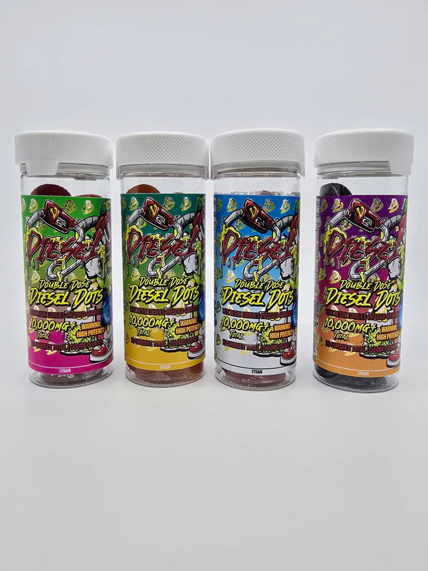 Double Dose Diesel Dots | 10,000+mg | Edibles