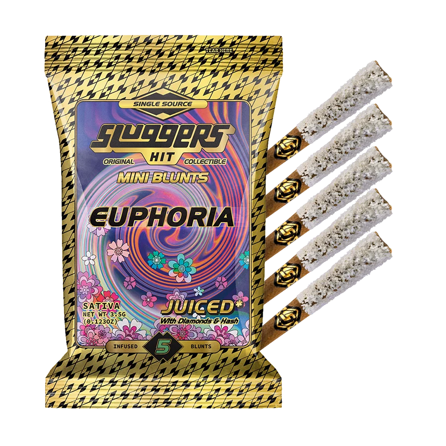 Euphoria | SLUGGERS | Infused Mini Blunts | Preroll Pack