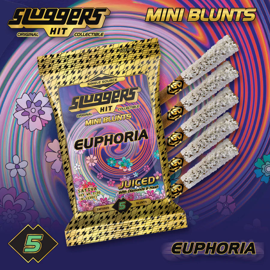 Euphoria | SLUGGERS | Infused Mini Blunts | Preroll Pack
