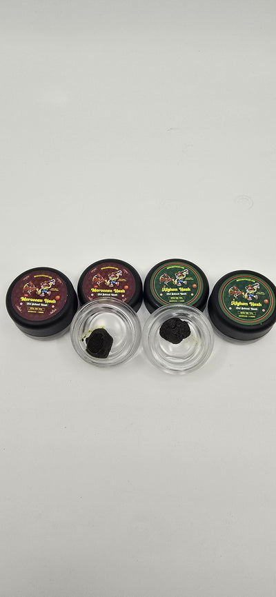 Afghan & Moroccan | Old School Hash | Solventless | 2g Jars