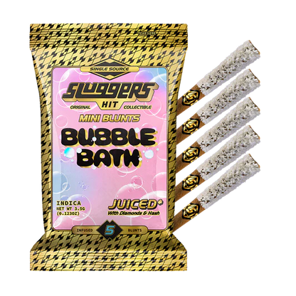 Bubble Bath | SLUGGERS | MINI BLUNTS | Infused Blunts Pack