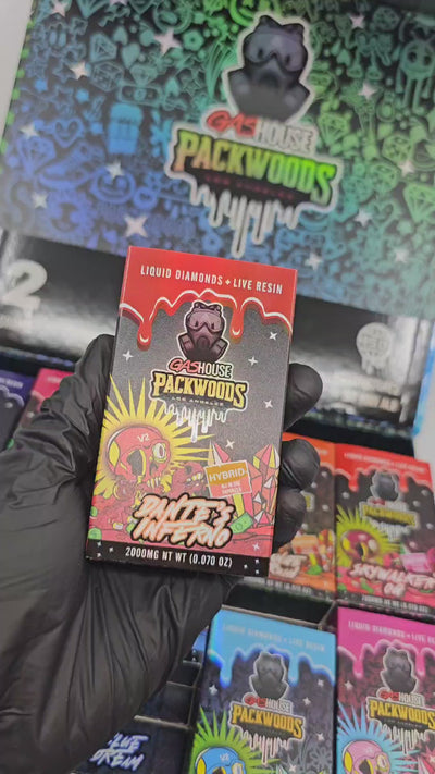 GasHouse x PackWoods | 2 Grams | Live Resin Disposable | Vape Carts