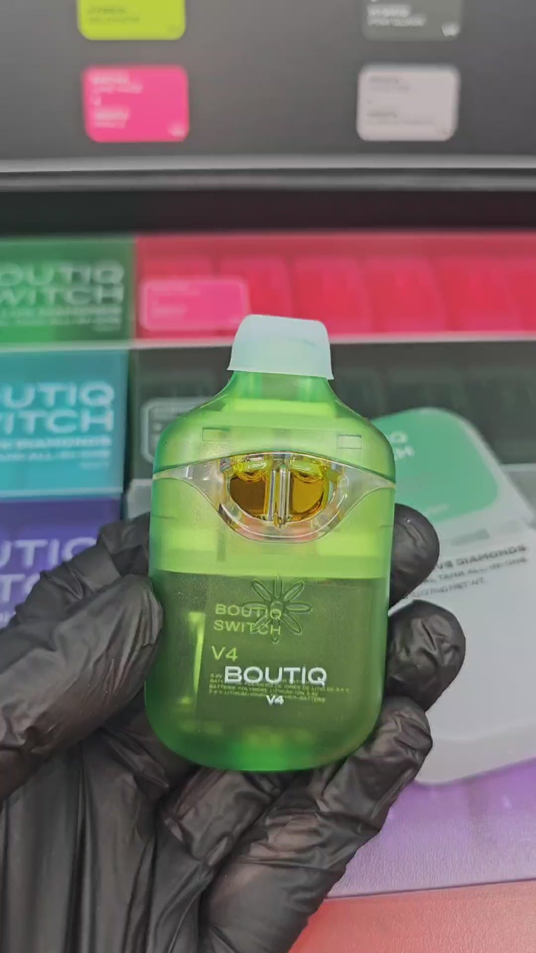 Load video: Boutiq Switch | 2 Grams - Live Resin Disposable | Vape Carts