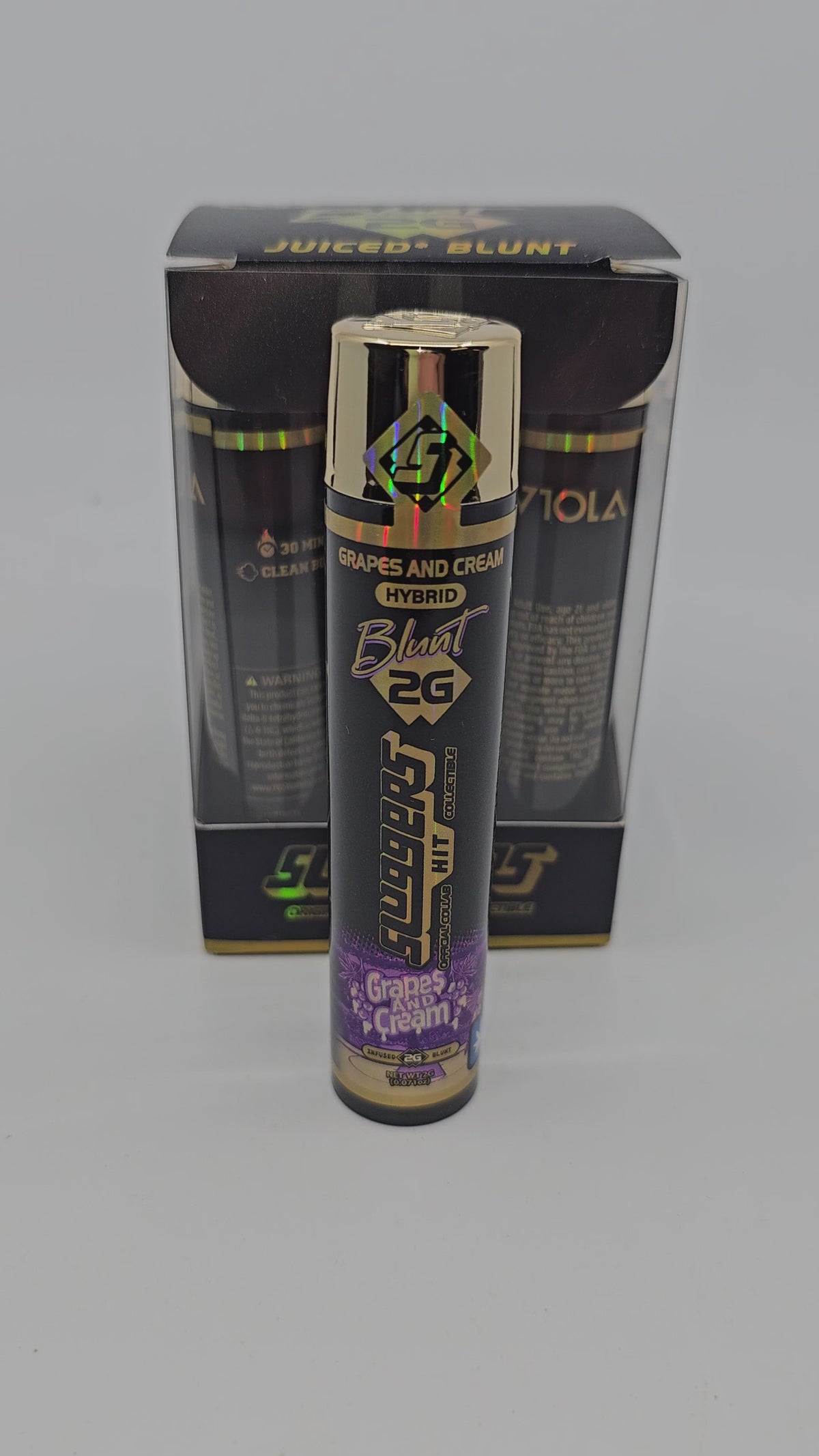 Grapes n Cream | SLUGGERS | Infused PreRoll 2g Blunt